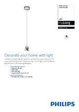 Philips Suspension light 40920/11/16 409201116 Leaflet
