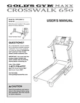 Gold's Gym 650 Manual Do Utilizador