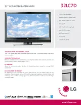 LG 32LC7D Specification Guide