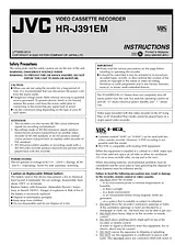 JVC LPT0685-001A User Manual