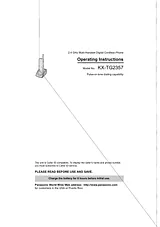 Panasonic KX-TG2357 Manual Do Utilizador