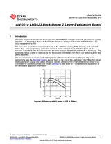 Texas Instruments LM3423 Evaluation Board LM3423BBLSCSEV/NOPB LM3423BBLSCSEV/NOPB Data Sheet
