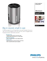 Philips Portable speaker SBA3110 SBA3110/37 产品宣传页