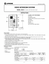 Aiphone MA-D Manual De Usuario
