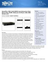 Техническая Спецификация (SMART1000RM2U)