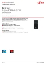 Fujitsu PH300 + E20T-6 VFY:PH300PR2A5PL?S26361-K1432-V160 Ficha De Dados