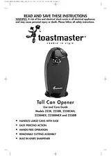 Toastmaster 2238 User Manual