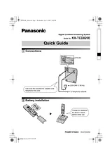 Panasonic kx-tcd820e Operating Guide