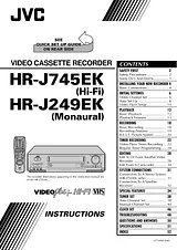 JVC HR-J745EK 用户手册