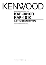 Kenwood KAF-1010 User Manual