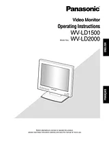 Panasonic WV-LD2000 User Manual