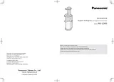 Panasonic MJL500 Operating Guide