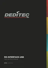 Deditec RO-USB MODUL 32 OC IN / 32 RELAIS OUT RO-USB-O32-R32 Data Sheet