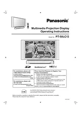 Panasonic PT-50LC13 User Manual