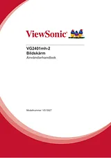 Viewsonic VG2401mh-2 사용자 설명서