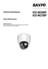 Sanyo VCC-MC700P Manual Do Utilizador
