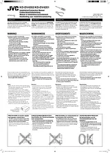 JVC KD-DV4202 Справочник Пользователя
