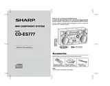 Sharp CD-ES777 User Manual