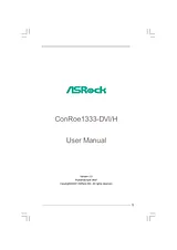 Asrock conroe1333-dvi-h User Manual