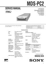 Sony MDS-PC2 User Manual