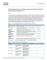 Cisco Cisco Unified IP Interactive Voice Response (IVR) 8.0(1) Guia De Informação