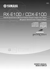 Yamaha RX-E100 Manual Do Utilizador