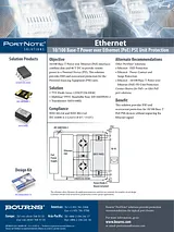 Bourns Ethernet PoE protection kit SMT 15 Parts PN-DESIGNKIT-35 Fiche De Données