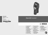 Bosch D-tect 120 Metal and Live Wire Detector 0601081301 0601081301 Manual De Usuario