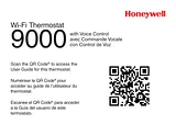 Honeywell Wi-Fi 9000 with Voice Control - 7-Day Programmable Thermostat (TH9320WFV6007) Инструкции Пользователя