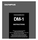 Olympus DM-1 Digital Voice Recorder Einleitendes Handbuch
