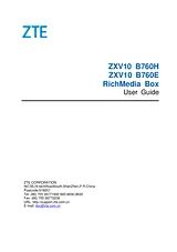 ZTE Corporation ZXV10B760H Manual De Usuario
