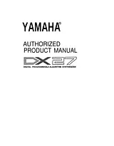 Yamaha DX27 Manual Do Utilizador
