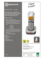 Amplicom PowerTel 701 595095 Листовка