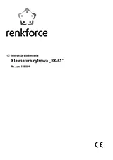 Renkforce 935 Keyboard 935 Data Sheet