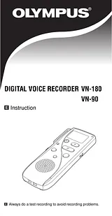 Olympus VN-90 Digital Voice Recorder Einleitendes Handbuch