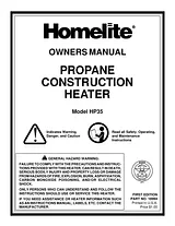 Homelite HP35 Справочник Пользователя