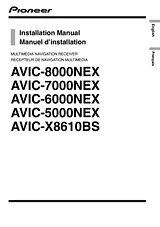 Pioneer AVIC-6000NEX 快速安装指南
