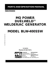 Multiquip BLW-400SSW Manuale Utente