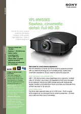 Sony VPL-HW55ES VPL-HW55ES/W Manual Do Utilizador