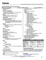 Toshiba L855-S5366 PSKFUU-014003 User Manual