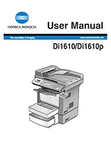 Konica Minolta Di1610p Manual De Usuario