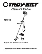 Troy-Bilt TB490BC Manuale Utente