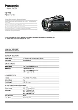 Panasonic HC-V700 HC-V700EG-K Manuale Utente
