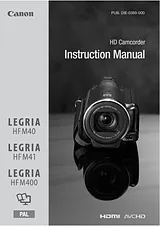 Canon HFM400 Manual De Usuario