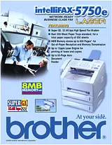 Brother IntelliFax-5750E PPF5750E Leaflet