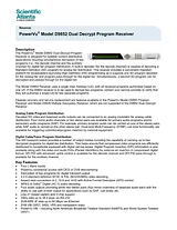 Cisco Cisco D9804 Multiple Transport Receiver Техническая Спецификация