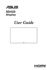 ASUS SD433 Guía Del Usuario