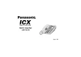 Panasonic ICX Manuel D’Utilisation