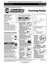 Campbell Hausfeld JB3495 Manual Do Utilizador