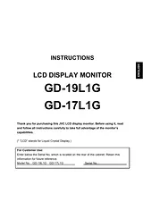 JVC GD-19L1G User Manual